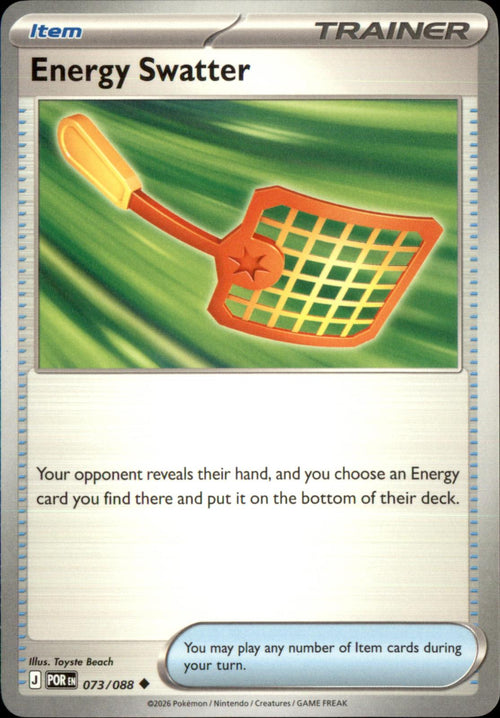 Energy Swatter 073/088 Uncommon Perfect Order NM/M