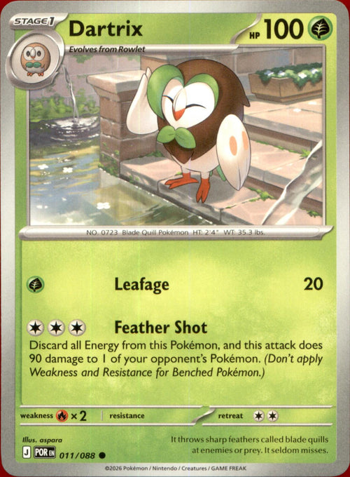 Dartrix 011/088 Common Perfect Order NM/M
