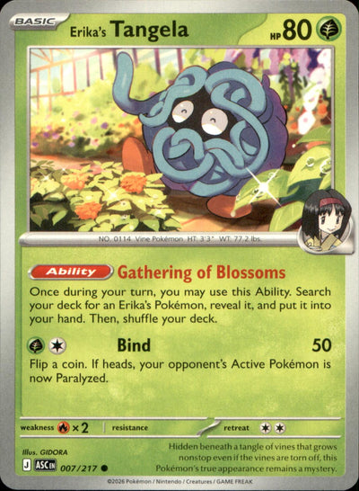 Erika's Tangela 007/217 Common Ascended Heroes NM/M