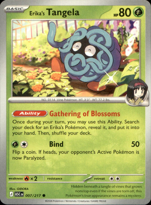 Erika's Tangela 007/217 Common Ascended Heroes NM/M