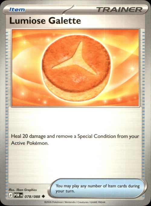 Lumiose Galette 078/088 Uncommon Perfect Order NM/M