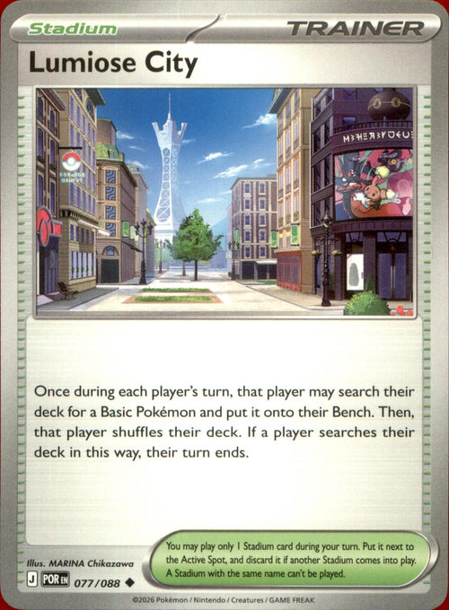 Lumiose City 077/088 Uncommon Perfect Order NM/M