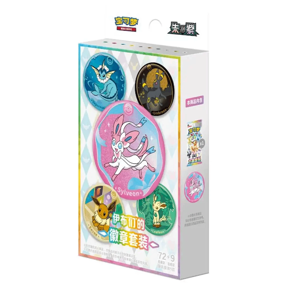 Pokemon TCG: Terastal Grand Crystal Gathering - Badge set