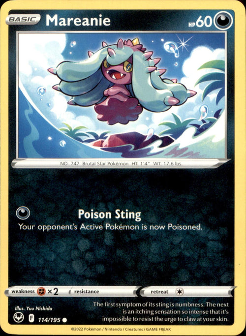 Mareanie 114/195 Common Silver Tempest NM/M