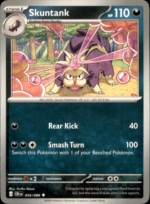 Skuntank 054/086 Uncommon Chaos Rising NM/M