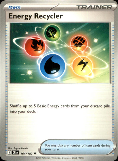 Energy Recycler 164/182 Uncommon Destined Rivals NM/M