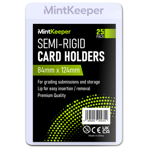 MintKeeper - Semi Rigid Card Holders 25 Pack