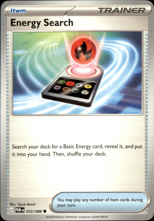 Energy Search 072/088 Common Perfect Order NM/M