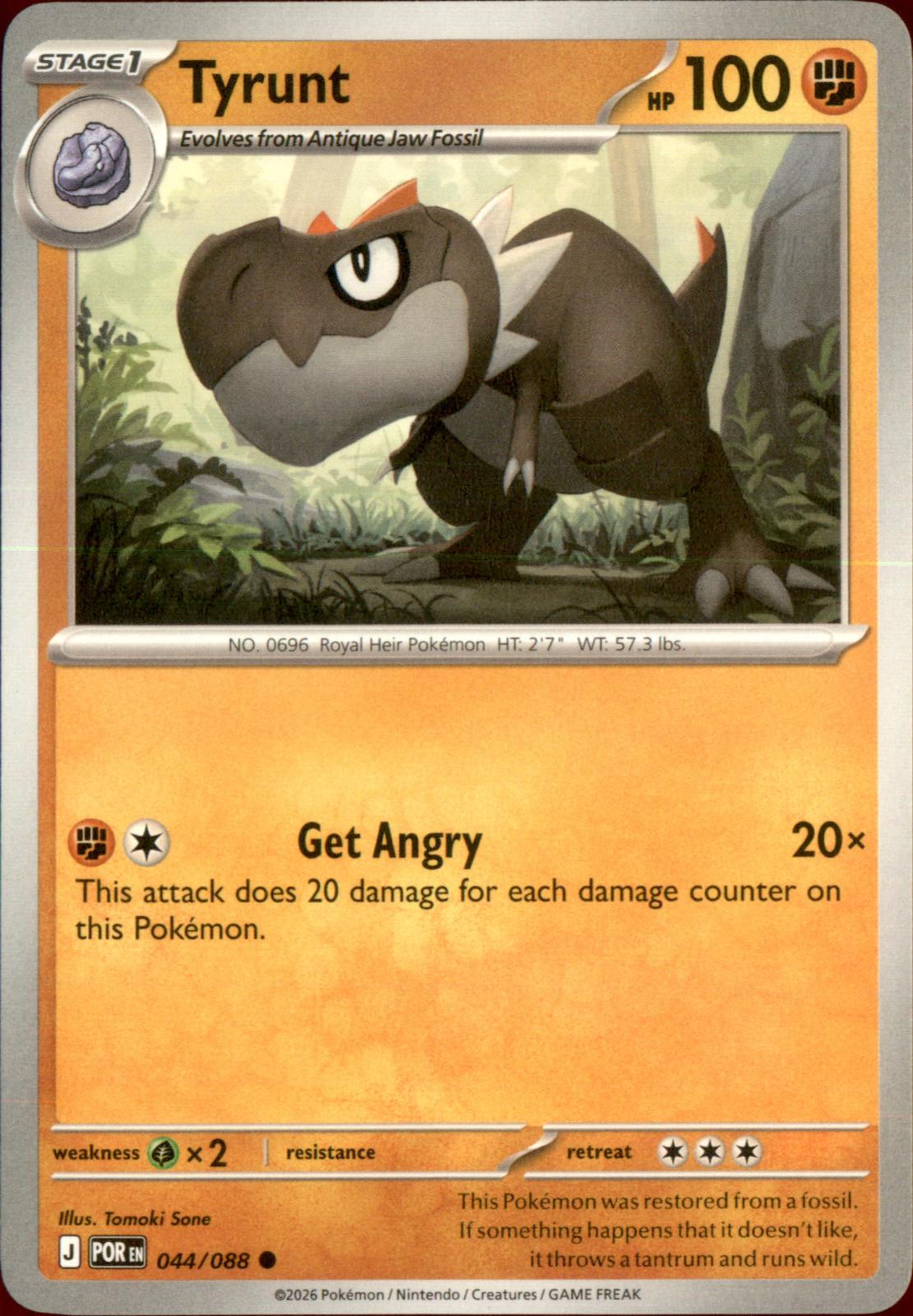 Tyrunt 044/088 Common Perfect Order NM/M