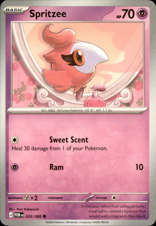 Spritzee 035/088 Common Perfect Order NM/M