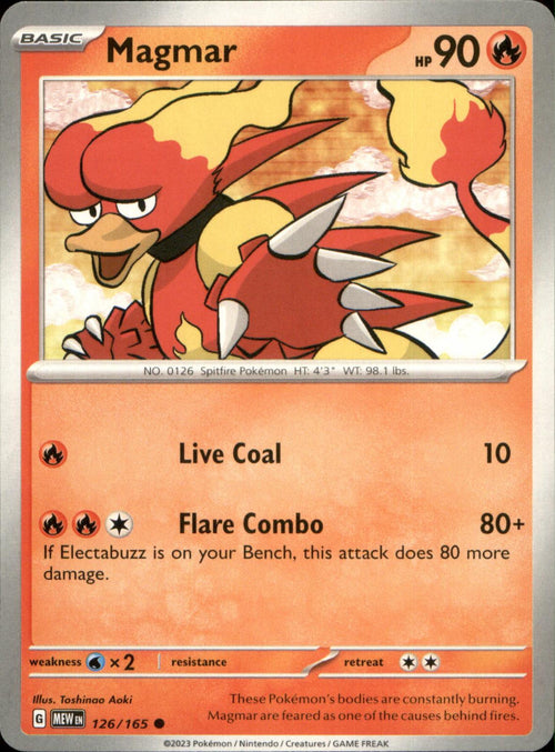 Magmar 126/165 Common 151 NM/M